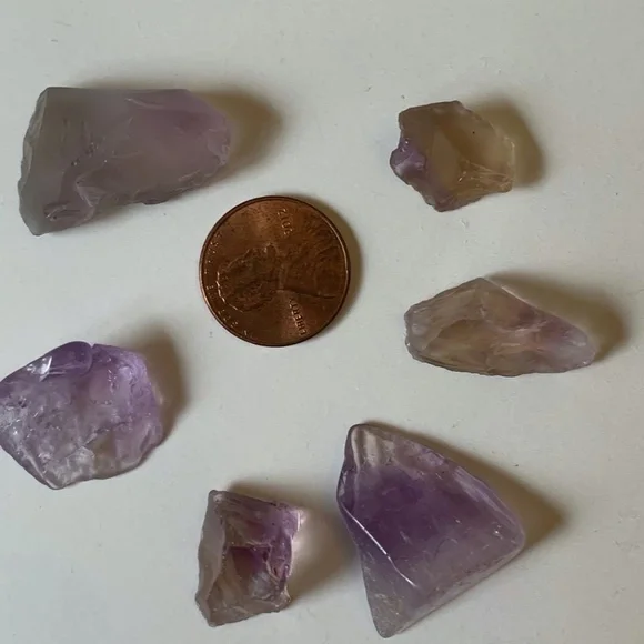 Gemmy Ametrine Gemstone Crystals Raw Rough Citrine Gem Lot Bundle 100 Carats - Picture 2 of 6